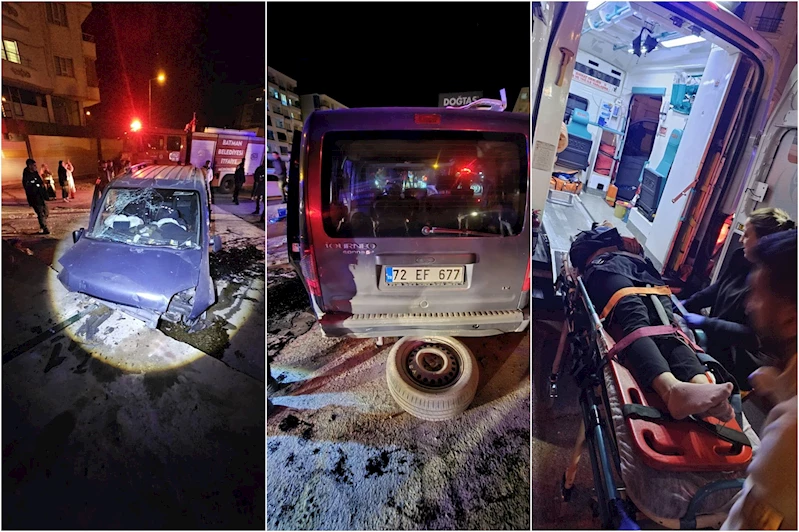 Kontrolden çıkan araç kaldırıma çarptı: 4 yaralı