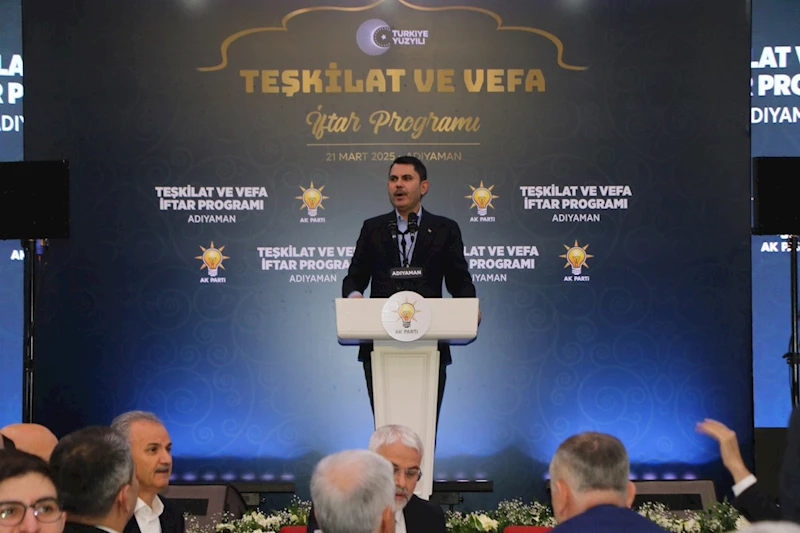 Bakan Kurum: Bunlar lafa geldi mi mangalda kül bırakmazlar 