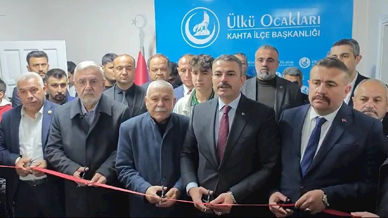 Kahta Ülkü Ocakları yeni hizmet binası açıldı  - Videolu Haber