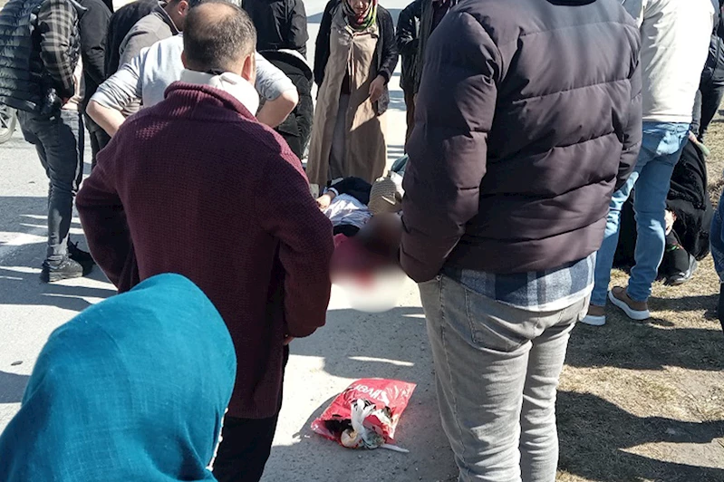 Karşıya geçerken aracın çarptığı yaya hayatını kaybetti