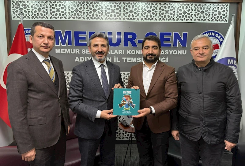 Ahmet Aydın, Memur-Sen Adıyaman Temsilciliğini ziyaret etti 