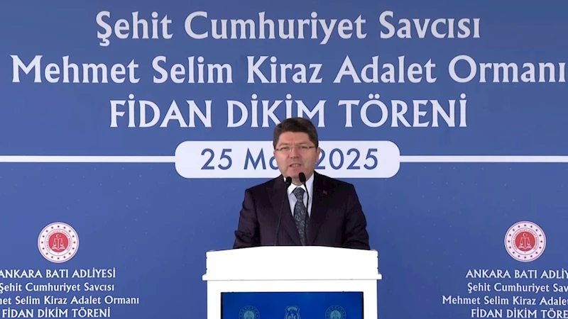 Adalet Bakanı Yılmaz Tunç: 