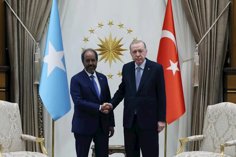 Cumhurbaşkanı Erdoğan, Somali Cumhurbaşkanı ile görüştü