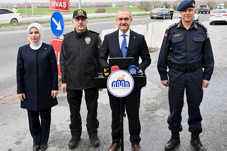 Malatya Valisi Yavuz, Ramazan Bayramı için alınan tedbirleri açıkladı