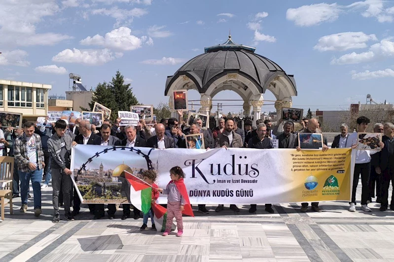 Midyatlılar Kudüs ve Mescid-i Aksa için buluştu