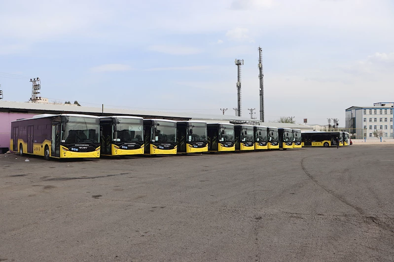 Şanlıurfa’da toplu taşıma filosuna 25 yeni otobüs eklendi