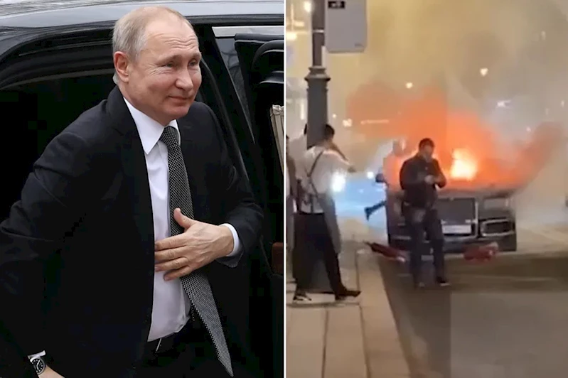 Putin’in resmi araç filosuna saldırı