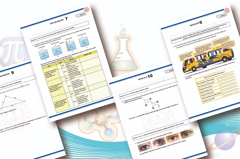 2. dönem 1. yazılı sınavlarına ilişkin örnek soru kitapçıkları yayımlandı