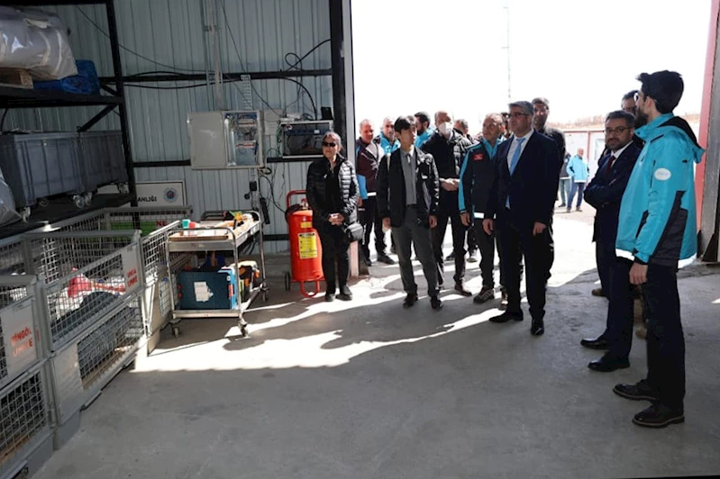 JICA heyeti Bingöl’de UMKE tesislerini ziyaret etti