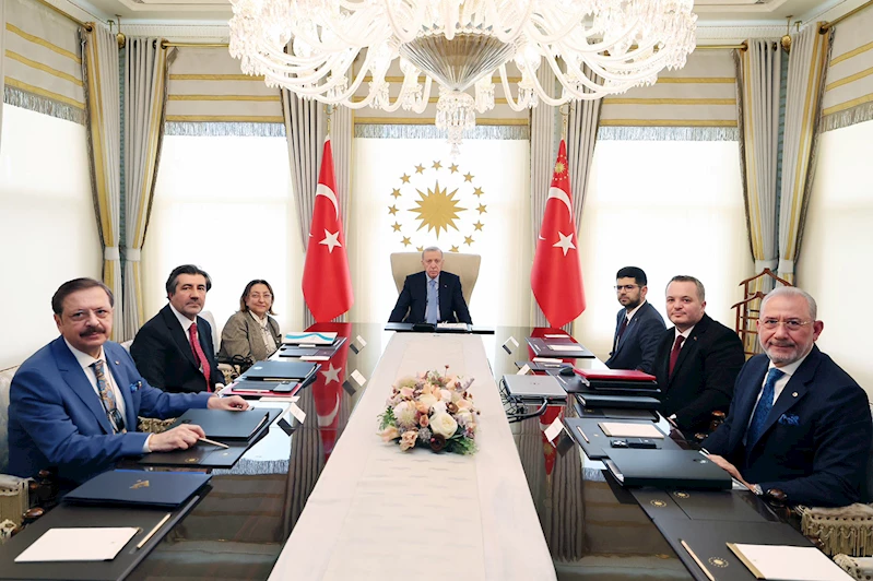 TVF Yönetim Kurulu Cumhurbaşkanı Erdoğan Başkanlığında toplandı
