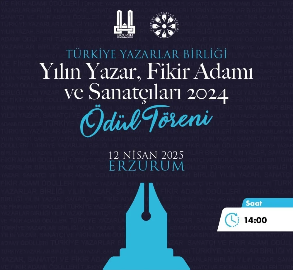 TYB den: “2024 Yılın Yazar, Fikir Adamı ve Sanatçıları Ödülleri”