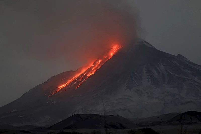 Bezymianny Yanardağı faaliyete geçti