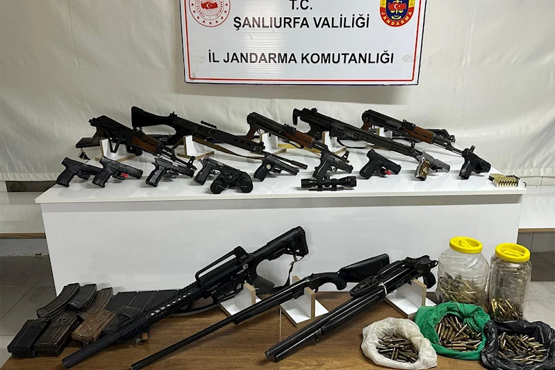 Şanlıurfa’da silah kaçakçılığı operasyonu: 22 gözaltı