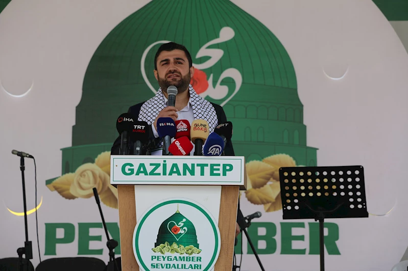 Gaziantep Peygamber Sevdalıları Derneği Başkanı Yaçin: Gazze’nin yalnızlığına son verin