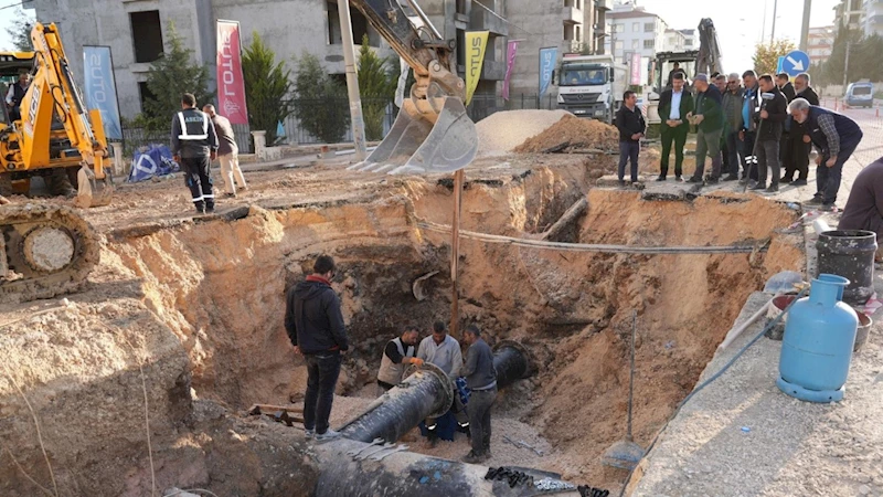 14 mahallenin su hattı yenilendi. Başkan Tutdere: 