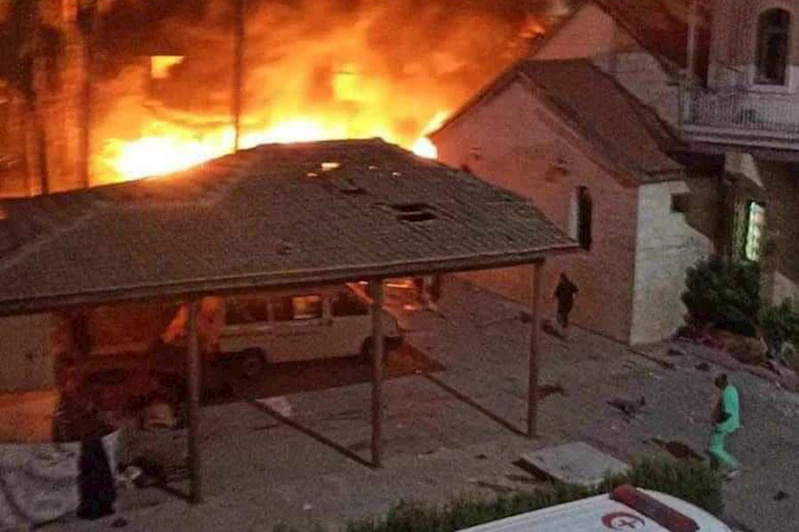 Siyonist rejim El-Ehli Baptist Hastanesi