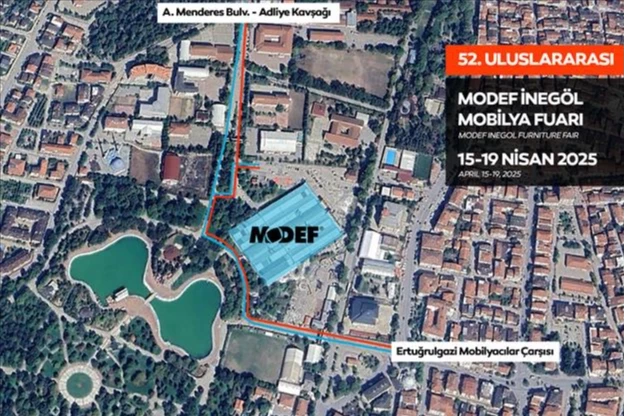 52. Uluslararası İnegöl Mobilya Fuarı için yoğunluk önlemi!