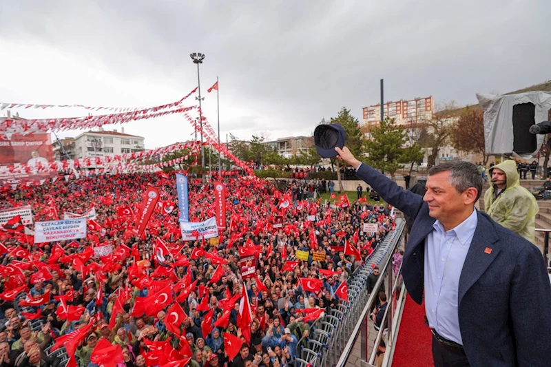 Özgür Özel Yozgat’ta konuştu: 