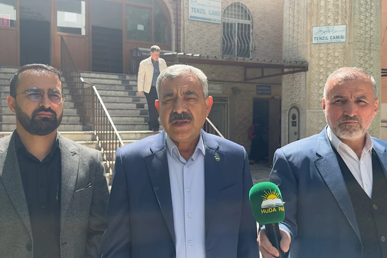 HÜDA PAR Batman İl Başkanı Şahin: Camilerin elektrik borcu ödenmeli