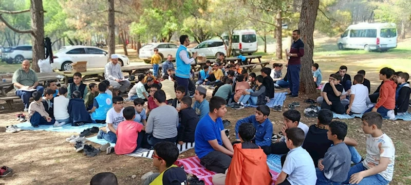 Kahta’da hafız öğrenciler piknikte buluştu: Kur’an kursu öğrencileri etkinliklerle moral depoladı 