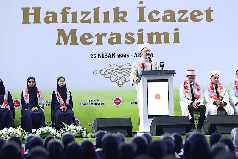 Adana’da 475 Hafız icazet aldı