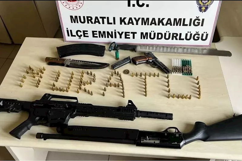 Tekirdağ’da silah operasyonu: 3 şüpheli gözaltında