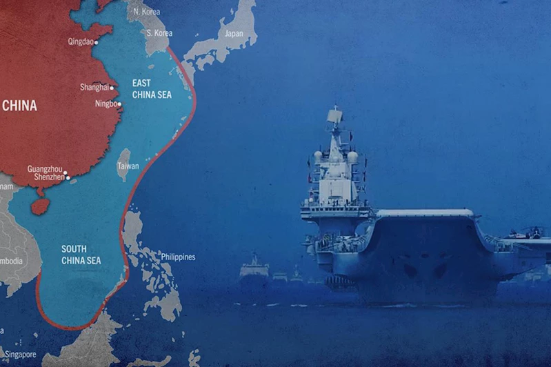 Çin ve Filipinler arasında Güney Çin Denizi
