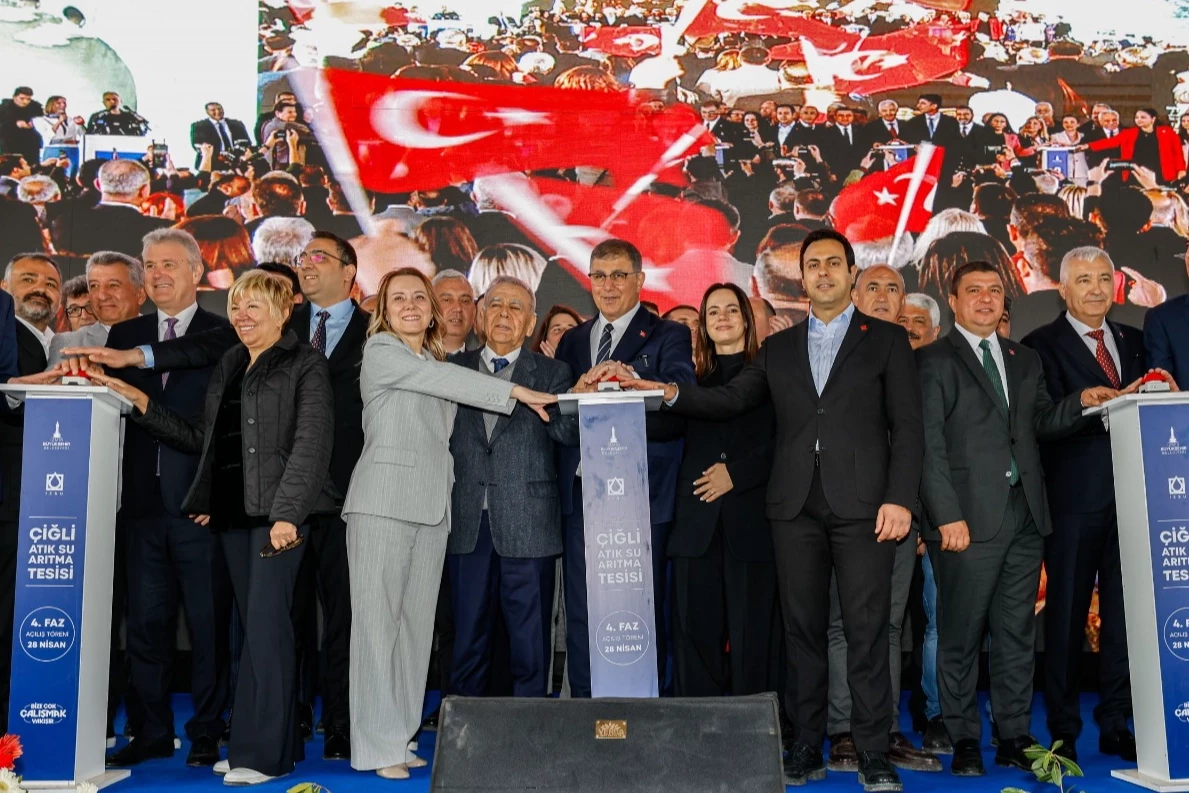 İzmir Körfezine yeni nefes! Çiğli Atıksu Arıtma Tesisi’nin 4. fazı açıldı!