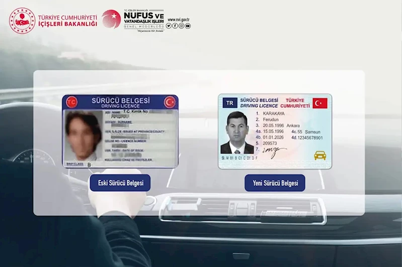 Eski tip ehliyetler için 