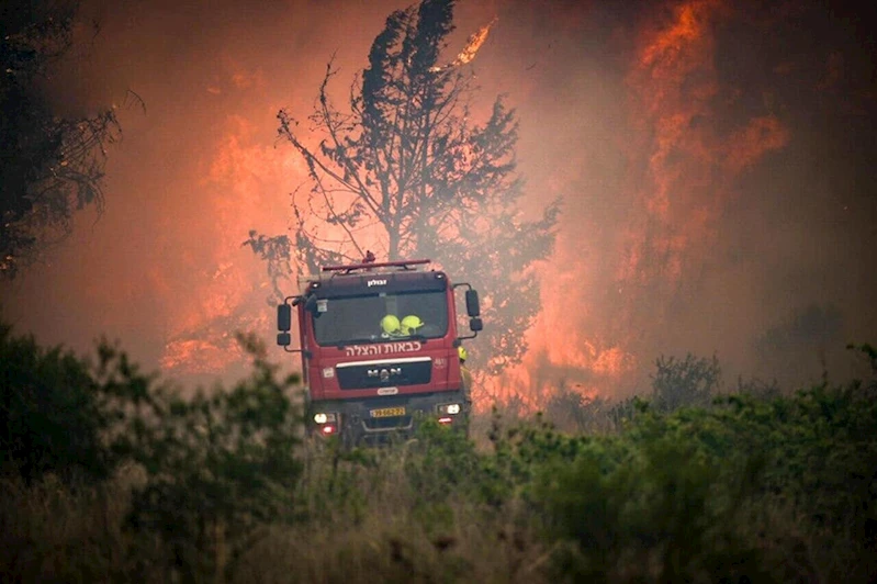 İşgal rejimi, orman yangınları nedeniyle zorda: Uluslararası yardım talebinde bulundular!