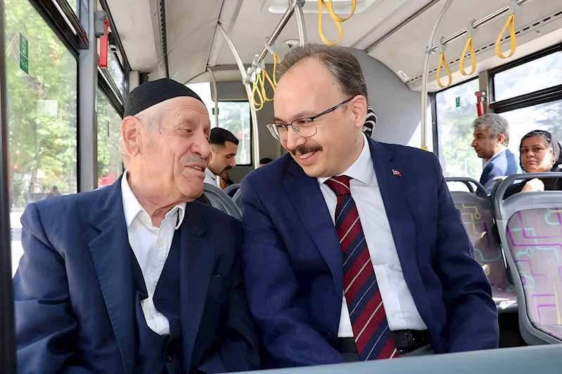 Vali Kızılkaya’dan toplu taşımaya saha denetimi