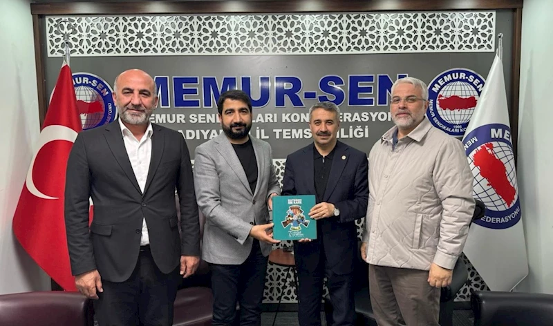 Alkayış, Memur-Sen İl Temsilciliği’ni ziyaret etti 