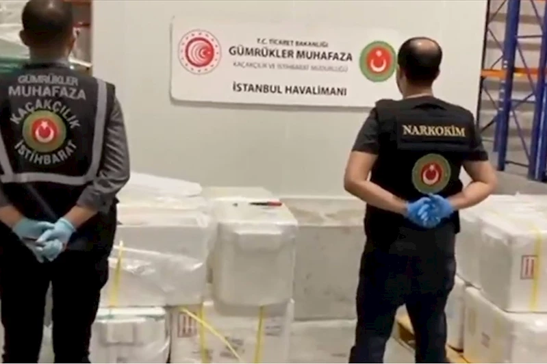 İstanbul Havalimanı’nda 455 kilo uyuşturucu ele geçirildi