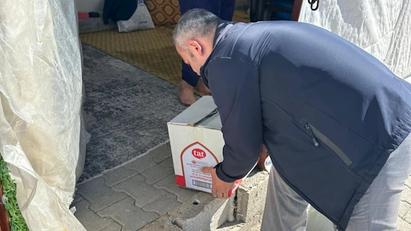 Hayır elçisi Mehmet Ulum, Ramazan Bayramı’nda depremzedeleri ve yetim çocukları unutmadı 