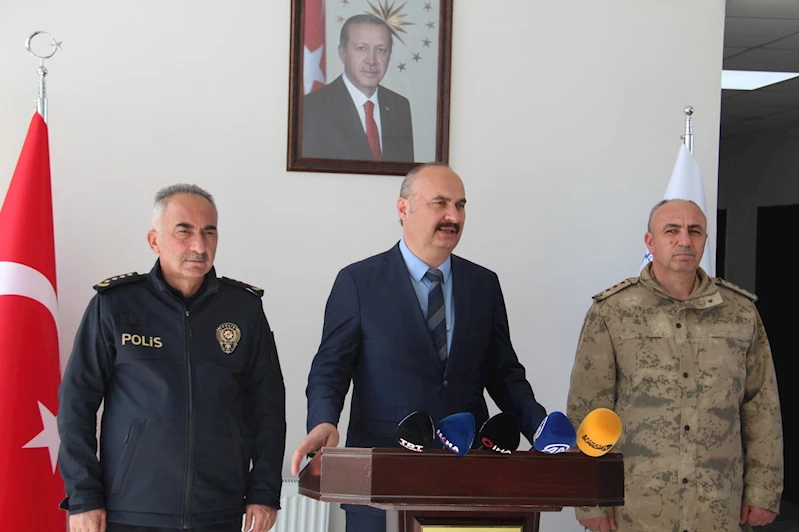 Batman Valisi Canalp asayiş faaliyetleri hakkında bilgilendirmede bulundu