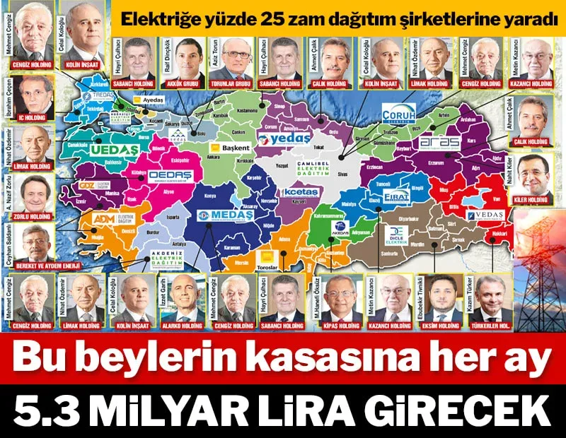 Vatandaşa cefa patronlara sefa