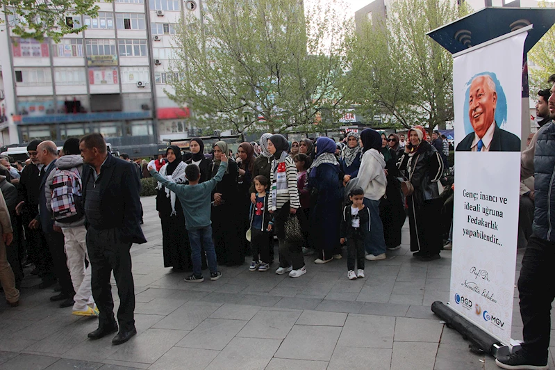 Gaziantepliler Gazze için bir araya geldi