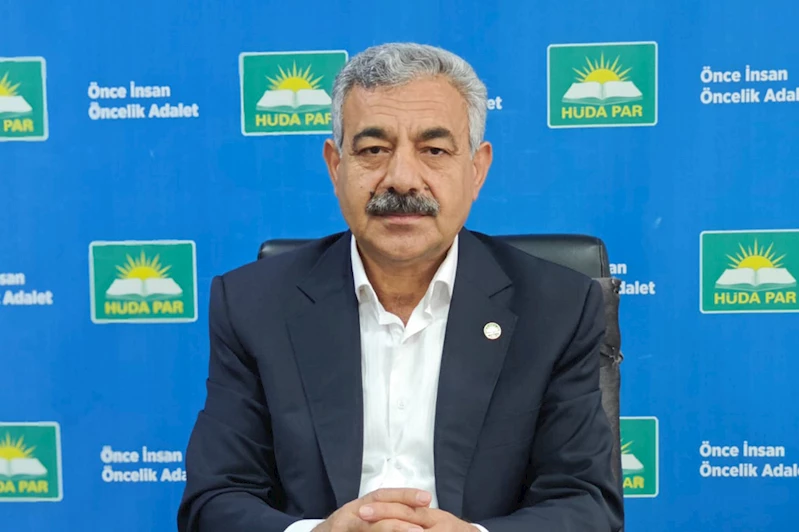 HÜDA PAR Batman İl Başkanı Şahin: Batman cinayetlerle, uyuşturucuyla anılmasın