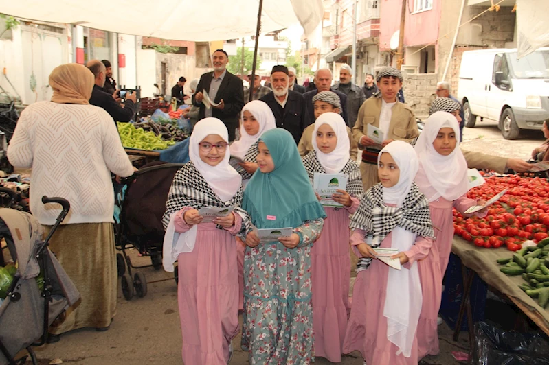 Mevlid-i Nebi Etkinliğine davet için Batman’da broşür dağıtıldı