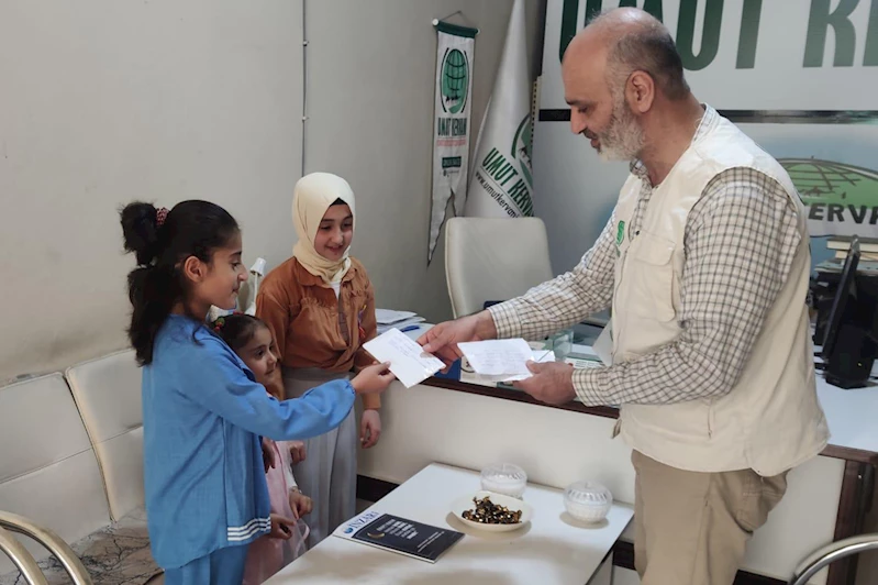 Cizreli çocuklardan anlamlı bağış