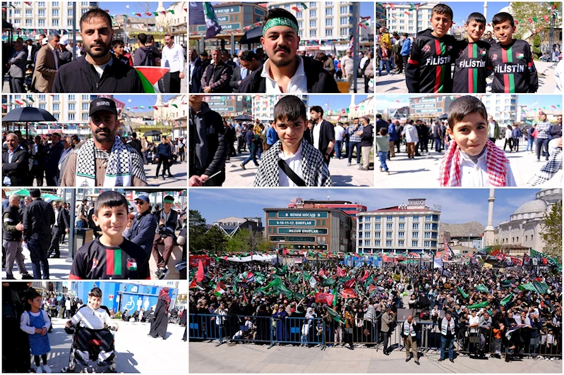 Van’da Mevlid-i Nebi’ye katılan gençler ve çocuklardan ortak mesaj: Gazze’deki zulüm bitsin artık