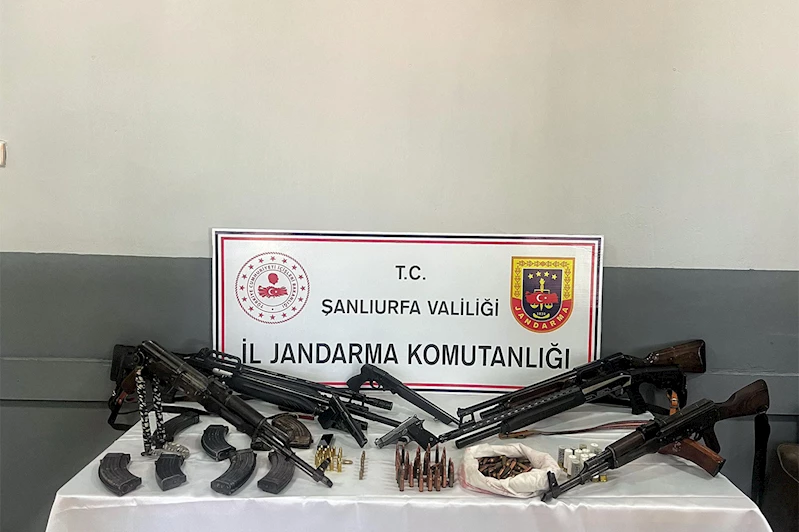 Şanlıurfa’da silah kaçakçılığı operasyonu