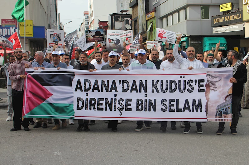 Adana Gazze için yürüdü: 