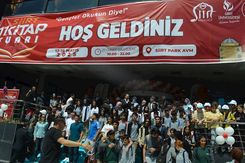 Siirt’te 11. Kitap Fuarı “Gençler Okusun Diye” temasıyla kapılarını açtı