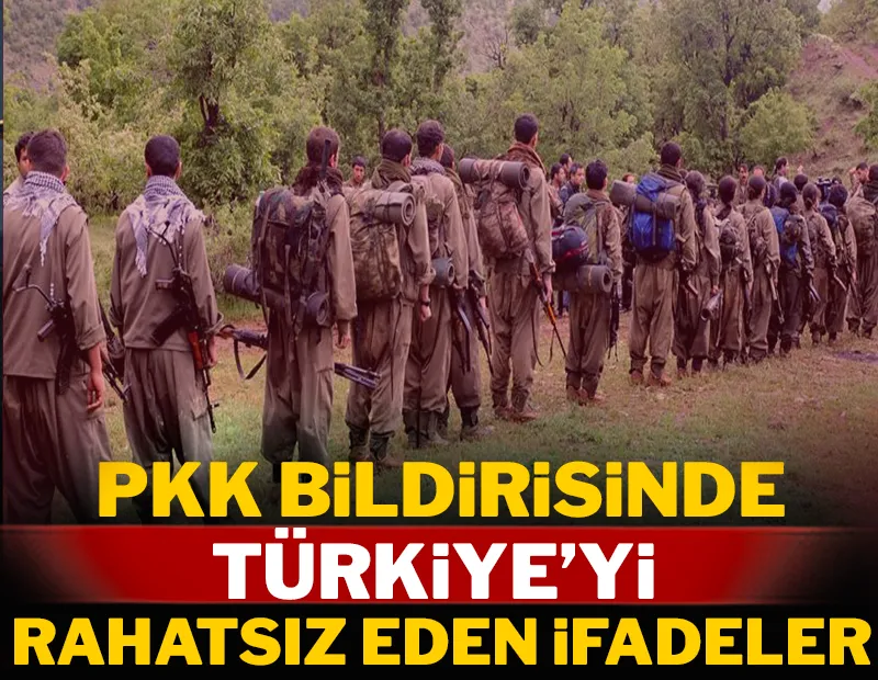 PKK bildirisinde Türkiye