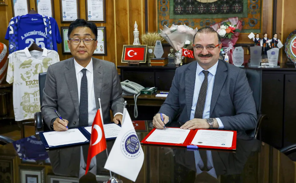 ATATÜRK ÜNİVERSİTESİ İLE DAEGU HAANY ÜNİVERSİTESİ ARASINDA AKADEMİK İŞ BİRLİĞİ