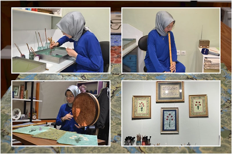 13 metrekarelik atölyede dört sanatı tek bir çatı altında yaşatıyor