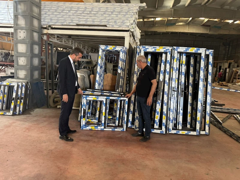 ATSO Başkanı Torunoğlu, PVC üretim tesisini inceledi 