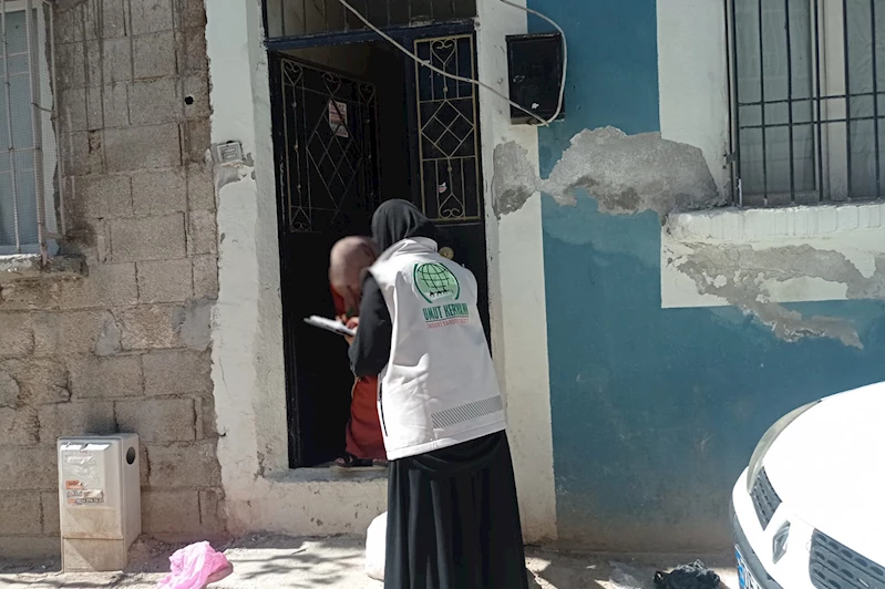 Gaziantep Umut Kervanı ihtiyaç sahibi ailelere gıda dağıtımı gerçekleştirdi