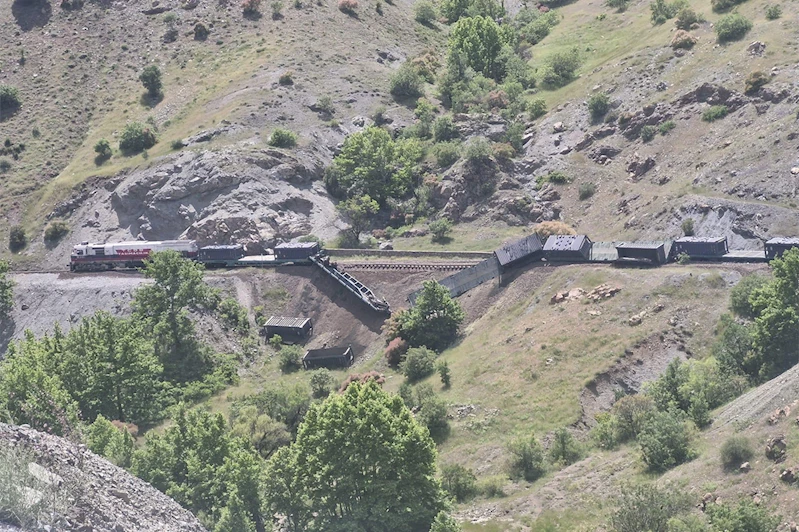 Elazığ-Diyarbakır tren seferinde vagonlar raydan çıktı